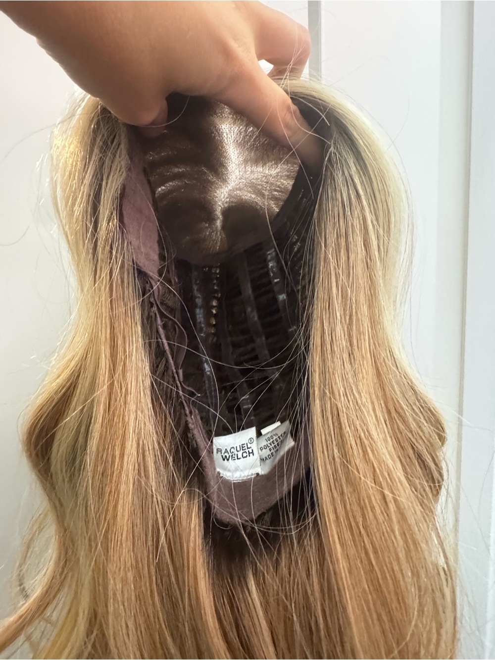 HairUWear Selfie Mode Clip-In Hairpiece in Wheat - Picture 4 of 7